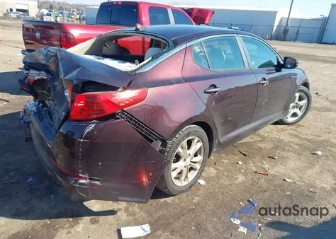 2013 Kia Optima Lx z USA, uszkodzony, nr VIN 5XXGM4A7XDG212284